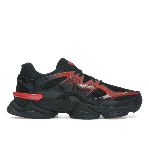 New Balance ニュー平衡にする メンズ スニーカー  【New Balance 9060 Black Red Gradient】  大いさ US_6.5(24.5糎) Black/Red 靴-メンズ靴