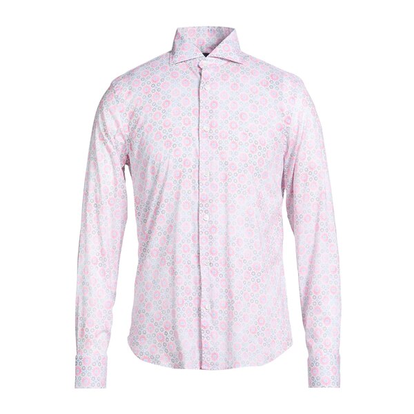 【送料無料】 フェデーリ メンズ シャツ トップス Shirts Pink|asty