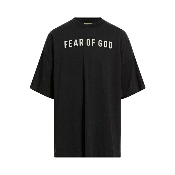 【貨物輸送無料】 フィアオブゴッド メンズ プルオーバー トップス T-shirts Black