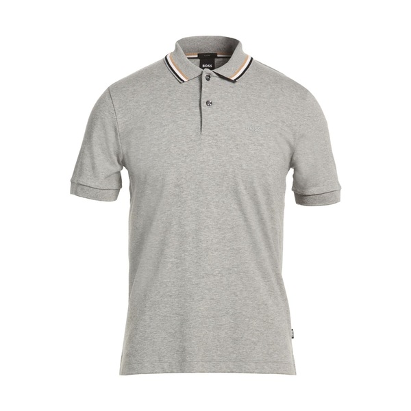 【貨物輸送無料】 主任者 メンズ プルオーバー トップス Polo shirts Grey