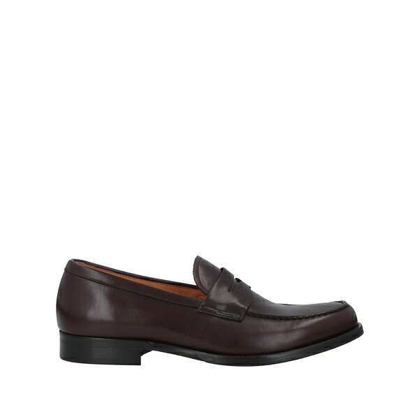 【貨物輸送無料】 ストール・マンテラッシ メンズ スリッポン・ローファー シューズ Loafers Brown