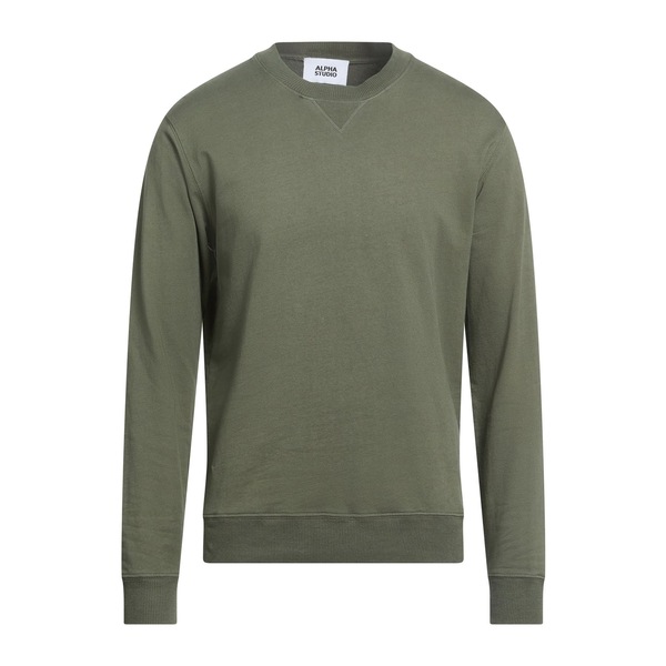 【貨物輸送無料】 アルファス テューディオ メンズ パーカー・スウェットシャツ アウター Sweatshirts Green