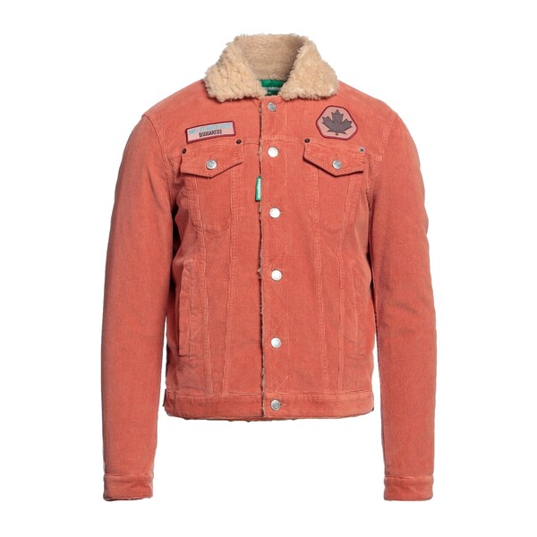 【送料無料】 ディースクエアード メンズ ジャケット＆ブルゾン アウター Jackets Orange｜asty
