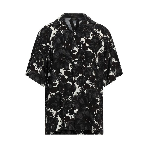 【貨物輸送無料】 ヌメロ ヴェントゥーノ メンズ プルオーバー トップス Shirts Black
