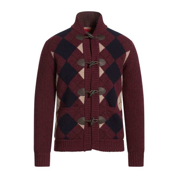 【貨物輸送無料】 ピューテリー メンズ ジレー アウター Cardigans Red