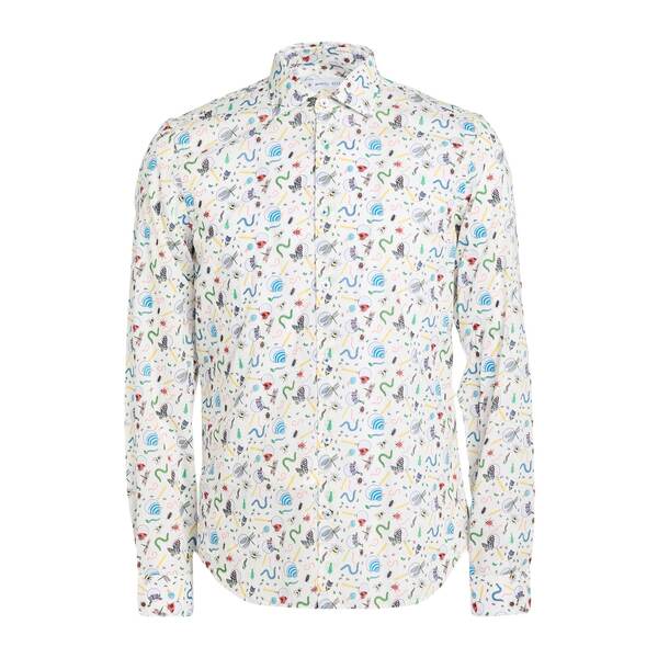【送料無料】 マニュエル リッツ メンズ シャツ トップス Shirts White｜asty 22,484円