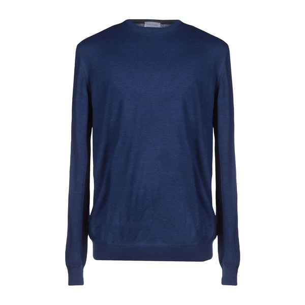 【貨物輸送無料】 グランサッソ メンズ 編み物\u0026ティーシャツ アウター Sweaters Blue