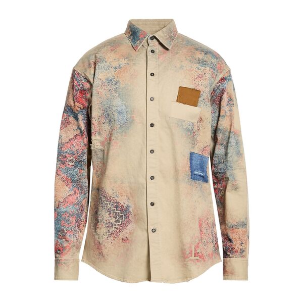 【貨物輸送無料】 ディースクエアード メンズ プルオーバー トップス Shirts Beige