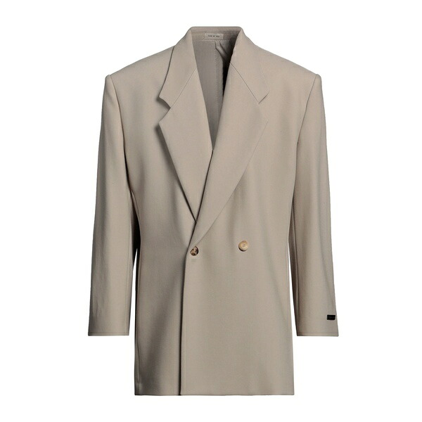 【貨物輸送無料】 フィアオブゴッド メンズ 上衣＆上衣 アウター Blazers Beige