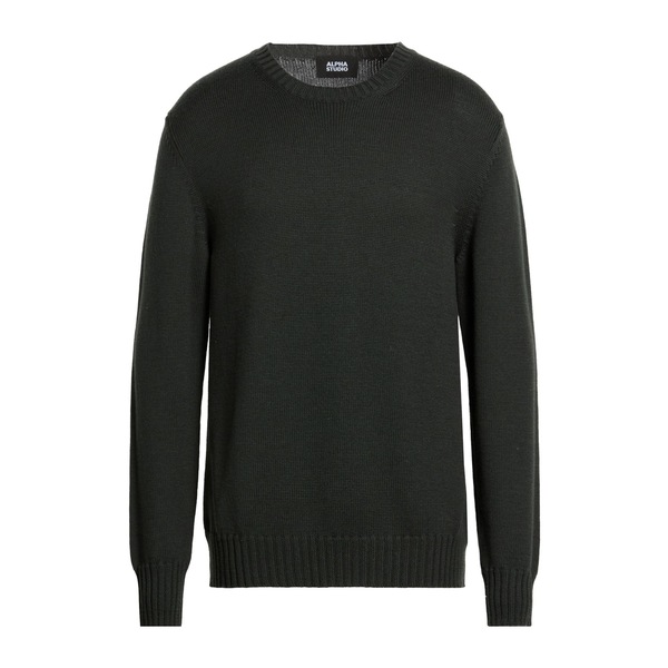 【送料無料】 アルファス テューディオ メンズ ニット&セーター アウター Sweaters Green|asty