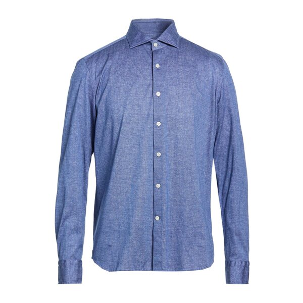 【送料無料】 サンリサ メンズ シャツ トップス Shirts Blue|asty