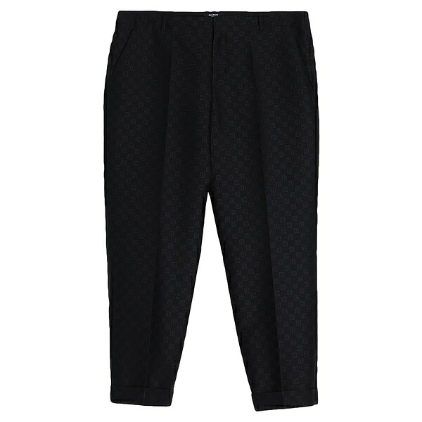 【送料無料】 バルマン メンズ カジュアルパンツ ボトムス Pants Black|asty