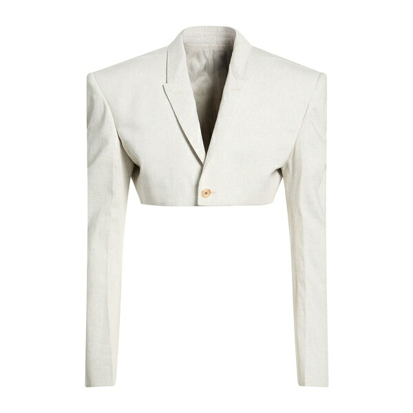 【送料無料】 リックオウエンス メンズ ジャケット＆ブルゾン アウター Blazers Grey｜asty