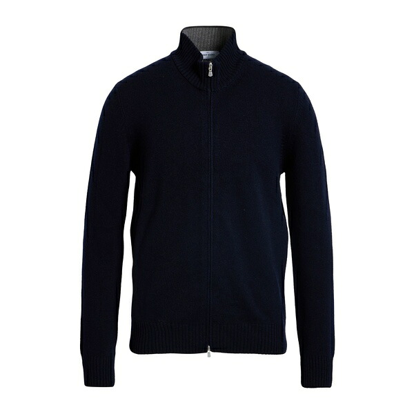 【貨物輸送無料】 グランサッソ メンズ ジレー アウター Cardigans Blue