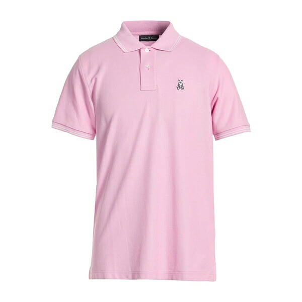 【貨物輸送無料】 サイコバニー メンズ プルオーバー トップス Polo shirts Pink