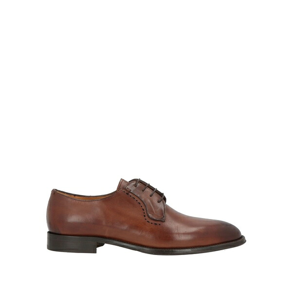 【貨物輸送無料】 ストール・マンテラッシ メンズ お召しものシューズ シューズ Lace-up shoes Brown