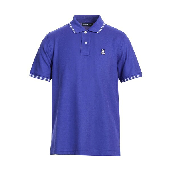 【貨物輸送無料】 サイコバニー メンズ プルオーバー トップス Polo shirts Blue