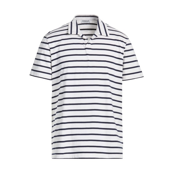 【送料無料】 ドンダップ メンズ Tシャツ トップス Polo shirts White|asty
