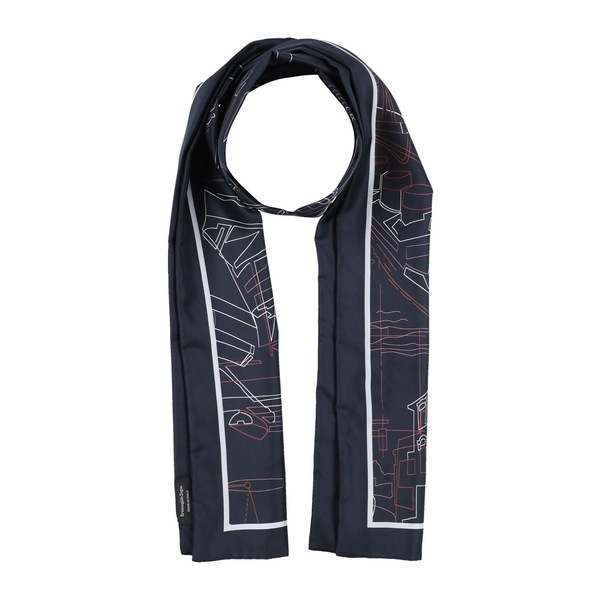 【貨物輸送無料】 ゼニア メンズ 消音装置・袈裟・えり巻き 添え物 Scarves Blue