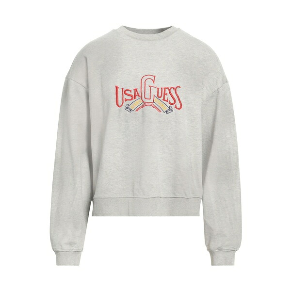【貨物輸送無料】 ゲス メンズ パーカー・スウェットシャツ アウター Sweatshirts Grey