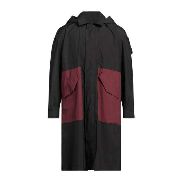 【貨物輸送無料】 羊毛 分限者 メンズ 上衣＆上衣 アウター Overcoats \u0026 Trench Coats Black