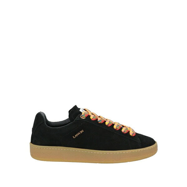 【貨物輸送無料】 ランバン メンズ スニーカー シューズ Sneakers Black
