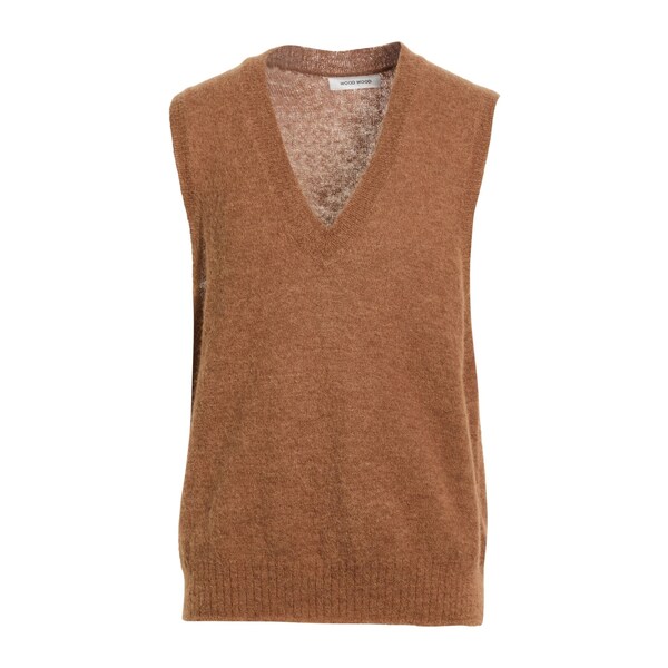 【送料無料】 ウッド ウッド メンズ ニット&セーター アウター Sweaters Brown|asty