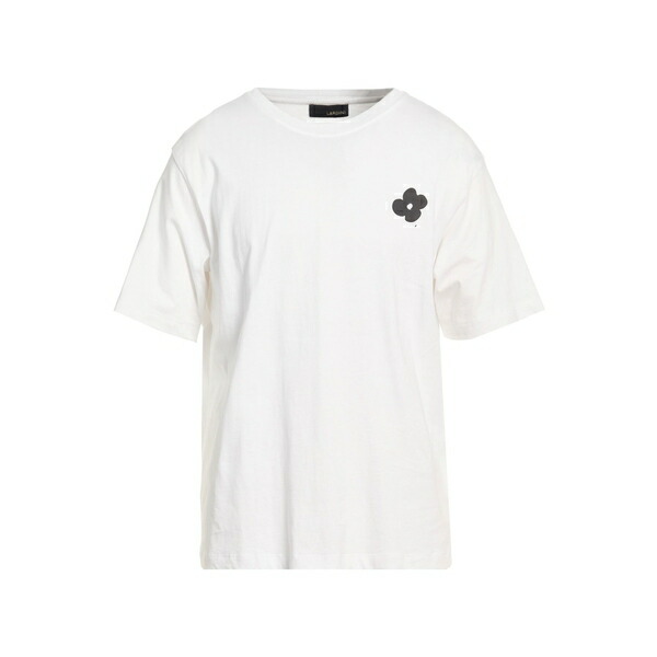 【貨物輸送無料】 ラルディーニ メンズ プルオーバー トップス T-shirts White
