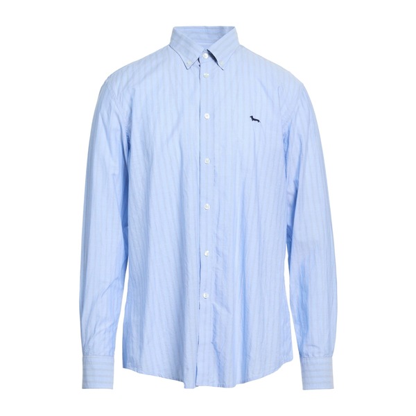 【送料無料】 ハーモント & ブレイン メンズ シャツ トップス Shirts Azure|asty