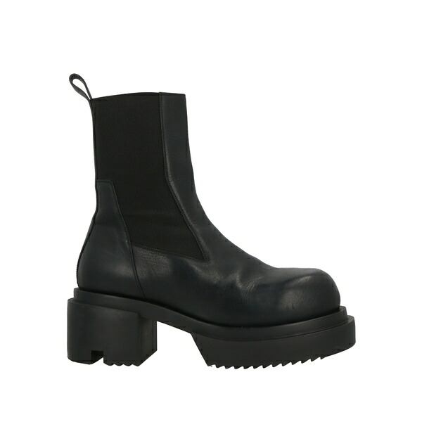 【貨物輸送無料】 リックオウエンス メンズ ブーツ シューズ Boots Black