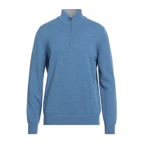 【送料無料】 グランサッソ メンズ ニット&セーター アウター Sweaters Blue｜asty