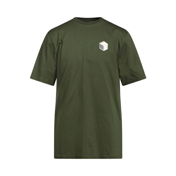 【貨物輸送無料】 ロベルトカヴァリ メンズ プルオーバー トップス T-shirts Green