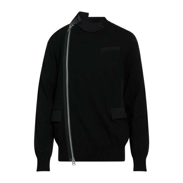 【貨物輸送無料】 サカイ メンズ ジレー アウター Cardigans Black