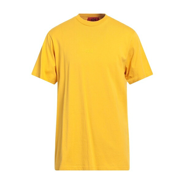【貨物輸送無料】 フォートゥーフォー メンズ プルオーバー トップス T-shirts Yellow