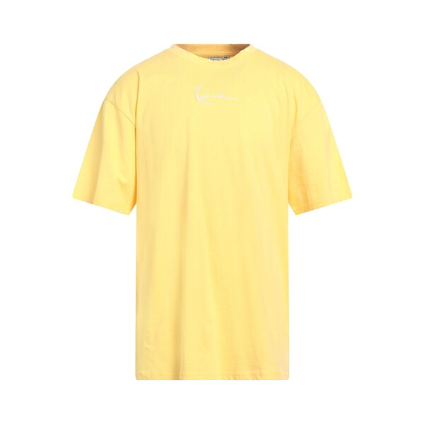 【貨物輸送無料】 長い巻き毛 カナイ メンズ ティーシャツ トップス T-shirts Yellow