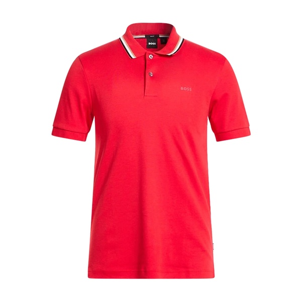 【貨物輸送無料】 主任者 メンズ プルオーバー トップス Polo shirts Red