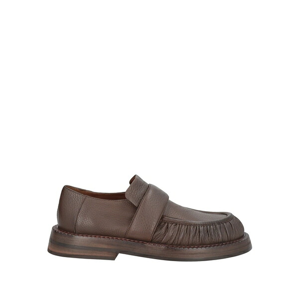 【貨物輸送無料】 マーシル メンズ スリッポン・ローファー シューズ Loafers Brown