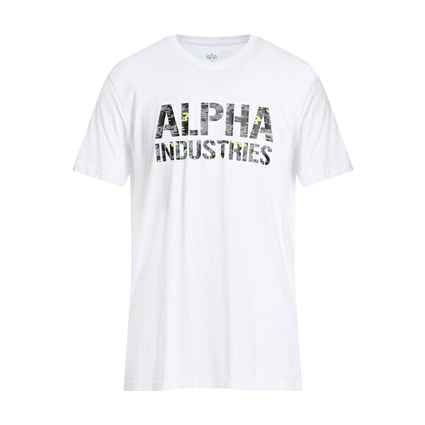 【貨物輸送無料】 アルファインダストリーズ メンズ ティーシャツ トップス T-shirts White