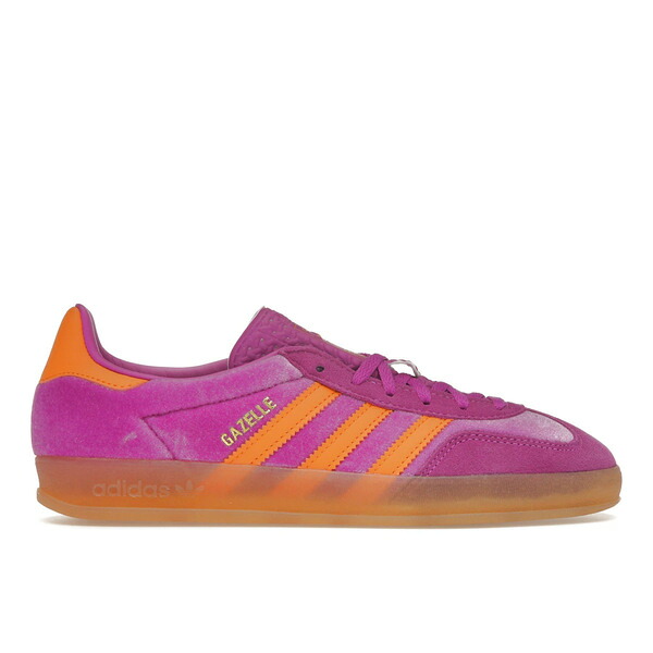adidas アディダス レディース スニーカー 【adidas Gazelle Indoor Purple Burst Velvet (Women's)】 サイズ US_W_11 Purple Burst/Eqt Orange/Gum