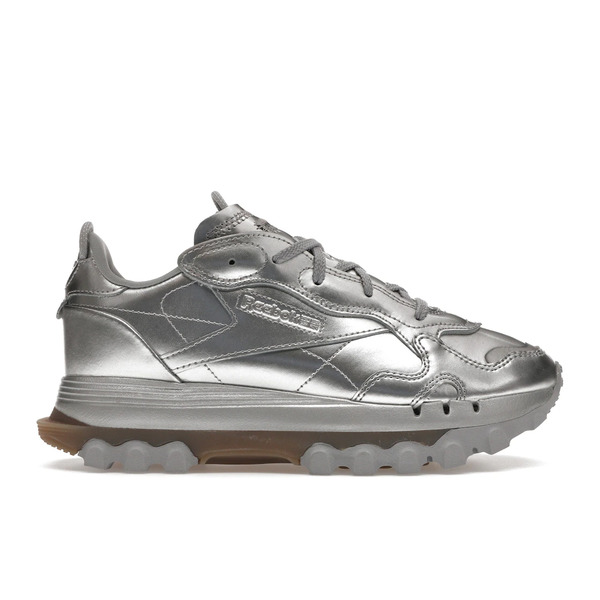 Reebok リーボック レディース スニーカー 【Reebok Classic Leather Cardi B Silver Metallic (Women's)】 サイズ US_7(24.0cm) Silver Metallic/Silver Metallic/Pewter