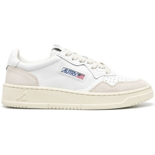 Autry オートリー レディース スニーカー 【Autry Medalist Leather Low White Beige Suede (Women's)】 サイズ EU_40(25.5cm) White/Beige
