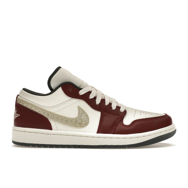 Jordan ジョーダン レディース スニーカー  【Jordan 1 Low Year of the Dragon (2024) (Women)】  サイズ US_W_12 Sail/Metallic Gold Grain-Dark Team Red-Dark Smoke Grey