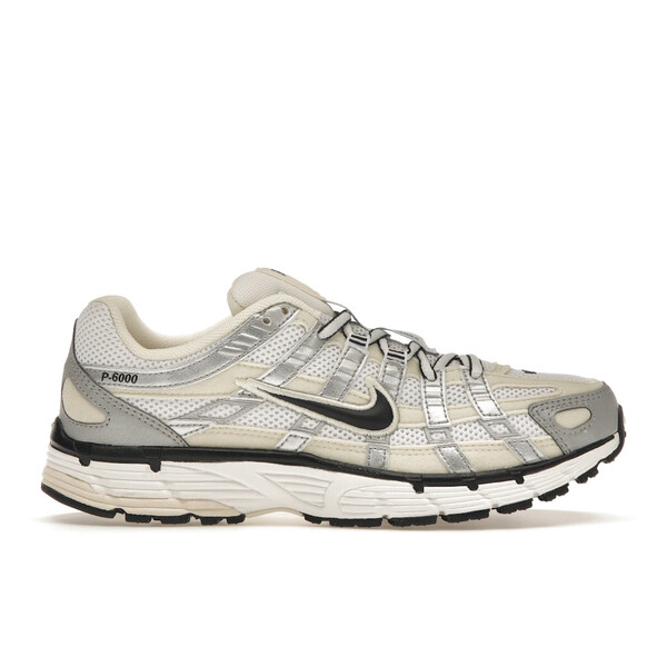 Nike ナイキ レディース スニーカー  【Nike P-6000 Coconut Milk Metallic Silver (Women\u0027s)】  大きさ US_W_12 Coconut Milk/Black/Summit White/Metallic Silver