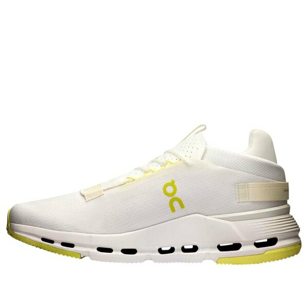 On Running オン 駈けっくら メンズ スニーカー  【On Running Cloudnova 2 \u0027White Limelight\u0027 3ME30210124】  大いさ US_8(26.0珊) メンズ靴-靴