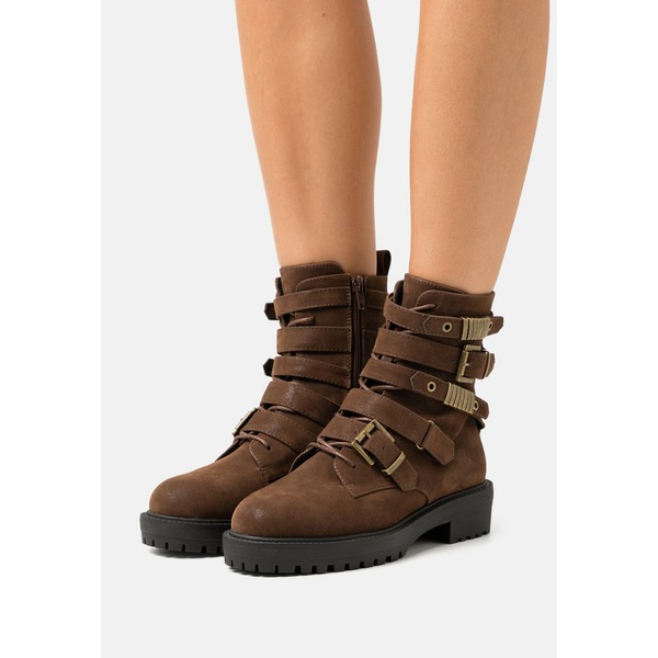 ブルボクサー レディース ブーツ レインブーツ シューズ brown - Lace