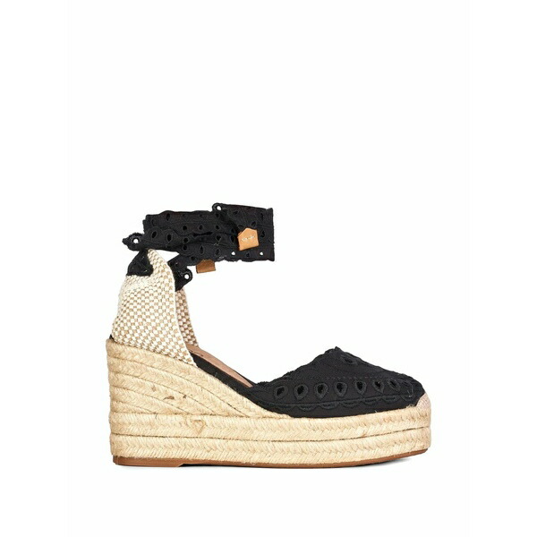 チャロ ルイス イビザ レディース サンダル シューズ Sealace espadrilles Black