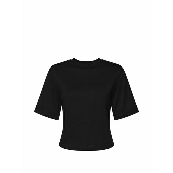 ナインミニッツ レディース ティーシャツ トップス Logo-detail t-shirt Black