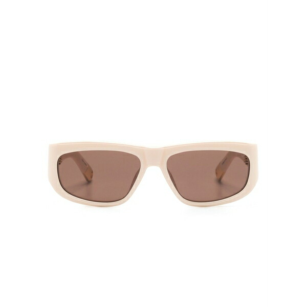 ジャクエムス メンズ サングラス・アイウェア 付属物 Rectangle-frame sunglasses Neutrals