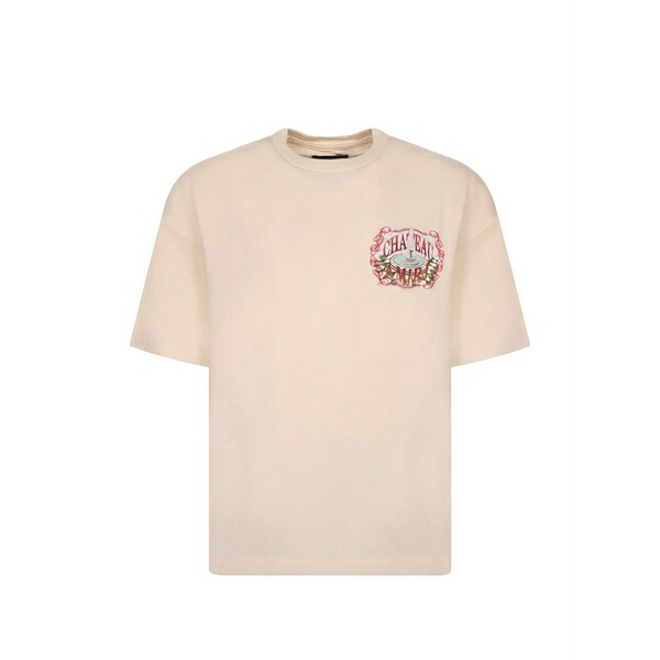 アミリ メンズ ティーシャツ トップス Graphic-print t-shirt Neutrals