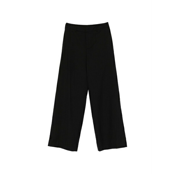 PTトリノ レディース 心地よいズボン下 ボトムス Lorenza wide-leg trousers Black